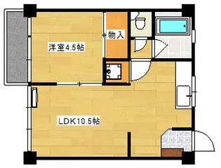 みさきマンション【2階】の間取り