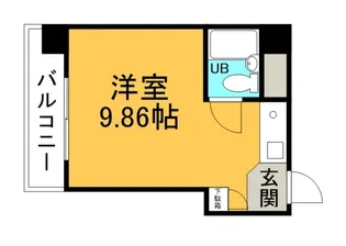 ビッグアップルビル【204号室】の間取り