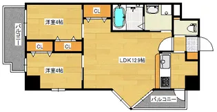 Lion銀山町【3階】の間取り