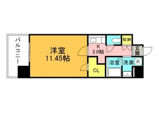 ロアール並木通りの間取り