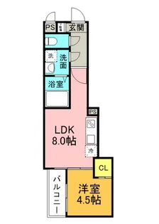 MOVE江波本町の間取り