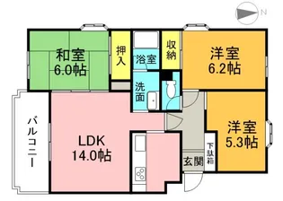メゾンマルシンの間取り