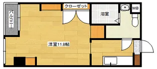 ソルヴェール舟入本町【9階】の間取り