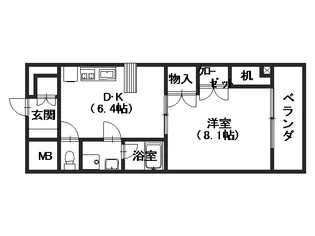 長束ビル【3階】の間取り