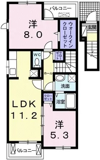 ヴィラクレールの間取り