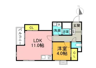 ココメゾンの間取り