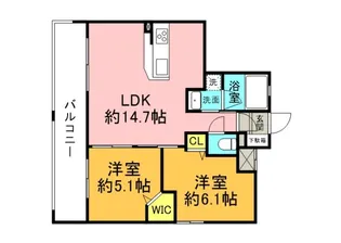 アフェクシービルの間取り