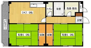清水ビルの間取り