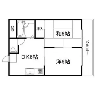 グリンハウス三篠の間取り