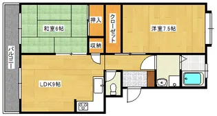 新宅第1マンション【204号室】の間取り