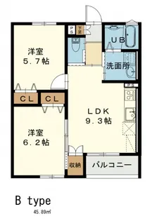 中野APARTMENTSの間取り