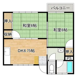 三宅第五アパート【2階】の間取り