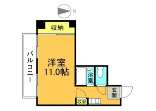 レジデンス十日市の間取り