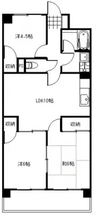 サンシティー十日市の間取り