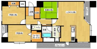 ラフィーヌ牛田本町の間取り