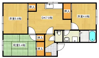 ヴィラシーハイルの間取り