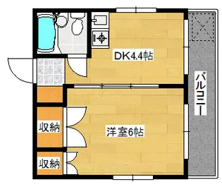 サンシャトウ白島の間取り