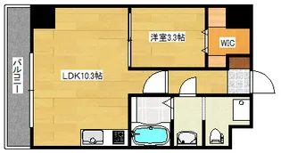 ペルソナ大手町【9階】の間取り