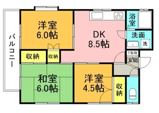 メゾン隅田【2階】の間取り