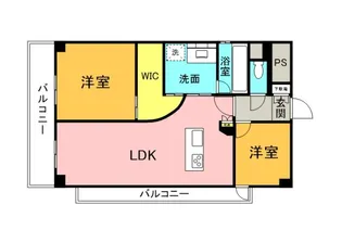 ヴィラブランシュ住田の間取り
