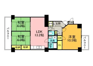 バルミーパーク横川の間取り