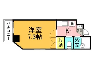 スリーゼ白島の間取り