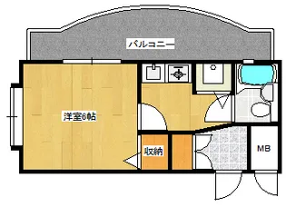 トーカンキャステール己斐本町の間取り