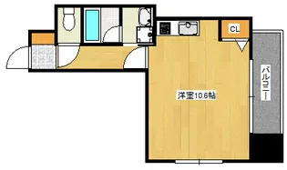 アーバンルーム平和大通りの間取り