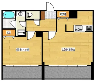 シトラスシャトーハシモトの間取り
