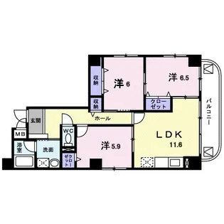 アプリコットガーデンの間取り