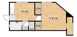 第一津広ビル【5階】の間取り