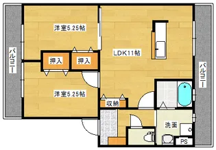 アガトン【2階】の間取り