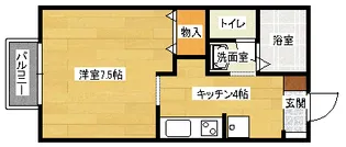 セジュール昭【1階】の間取り