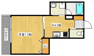 PLEINSOLEIL古江西町の間取り