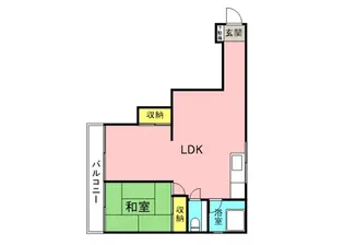 本浦コーポ福島の間取り