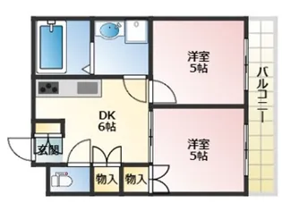 ラックビル舟入幸町の間取り