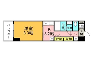 白島城北東亜ビルの間取り