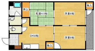 ブランドールナルミの間取り