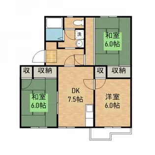 タウニィ柏木の間取り