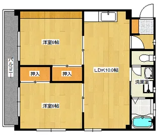 第一大田レジデンスの間取り