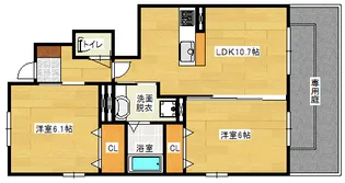 カーサフェリーチェの間取り