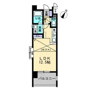 アルファレガロ三篠の間取り