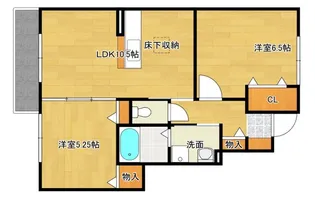 COZYCOURTC棟の間取り