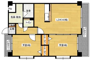 ウェール長楽寺の間取り