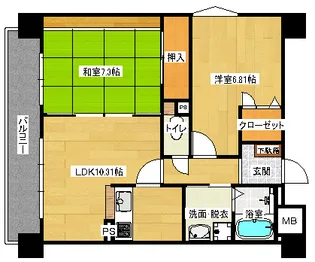 ハートランド大町の間取り