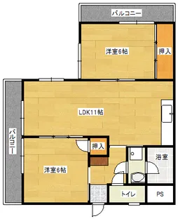 サンピア西原の間取り