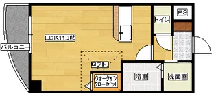 グランドポレストーネ竹屋の間取り