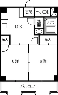 ネオデラサンテ【1階】の間取り