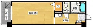 ウェルス21【4階】の間取り