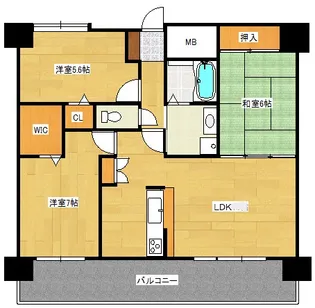 サンシティ吉島通りの間取り